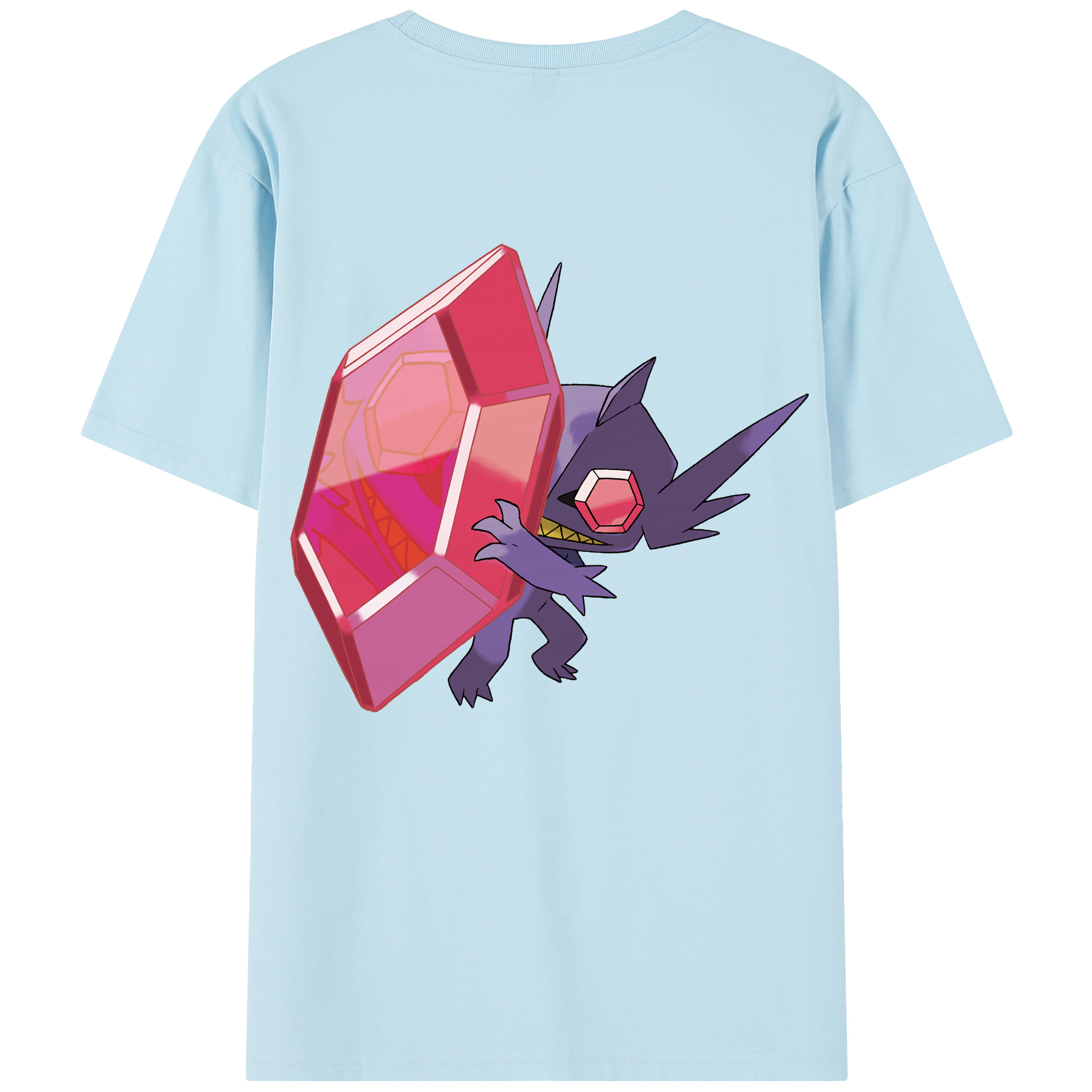 （画像用） ポケットモンスター Pokémon 綿100％半袖Tシャツ（背面プリント）
